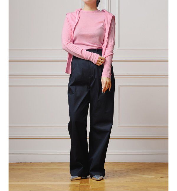 IENA LA BOUCLE「IENA LA BOUCLE シアーフライスロングスリーブTシャツ」|Tシャツ・カットソー|