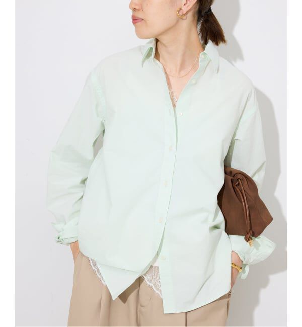 SLOBE IENA「《追加》サテンレースキャミソール」|キャミソール|