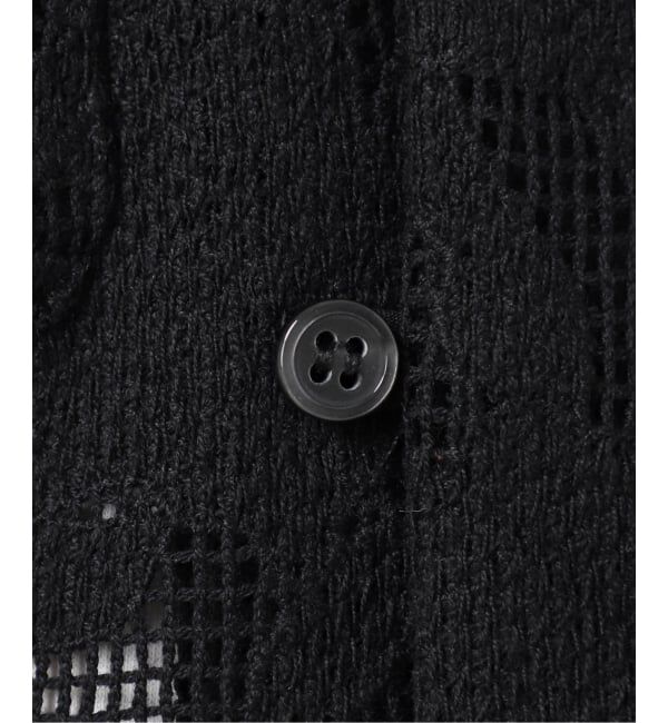 SLOBE IENA「ブロイダーレースオープンカラーシャツ」|シャツ・ブラウス|