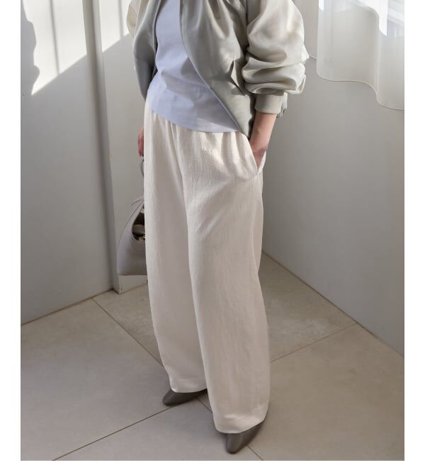 IENA「アンティークサテン イージーパンツ」|その他|