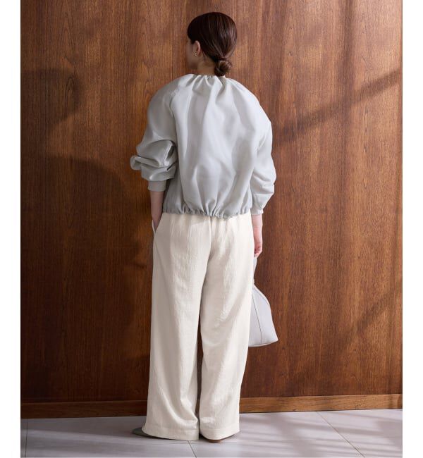 IENA「アンティークサテン イージーパンツ」|その他|