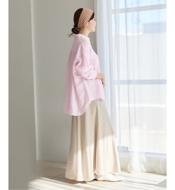 IENA「ラミーリヨセル2wayシャツ」|シャツ・ブラウス|