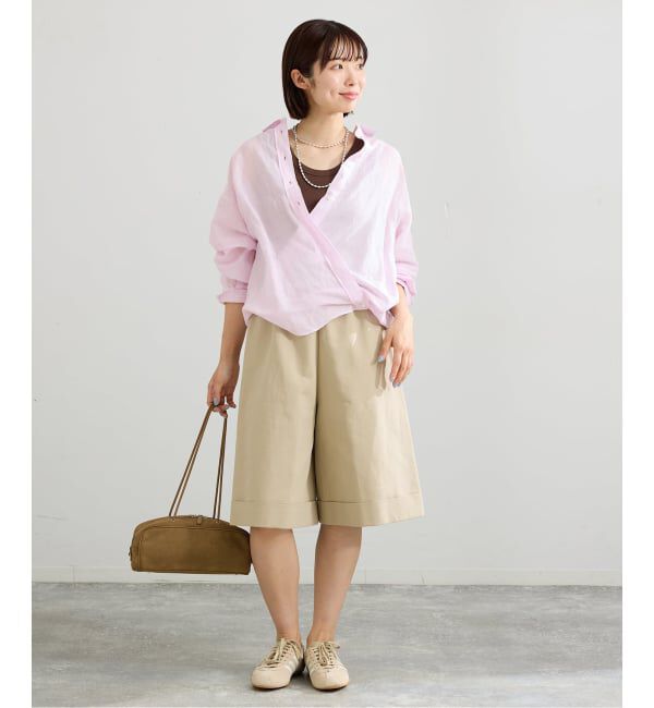 IENA「ラミーリヨセル2wayシャツ」|シャツ・ブラウス|
