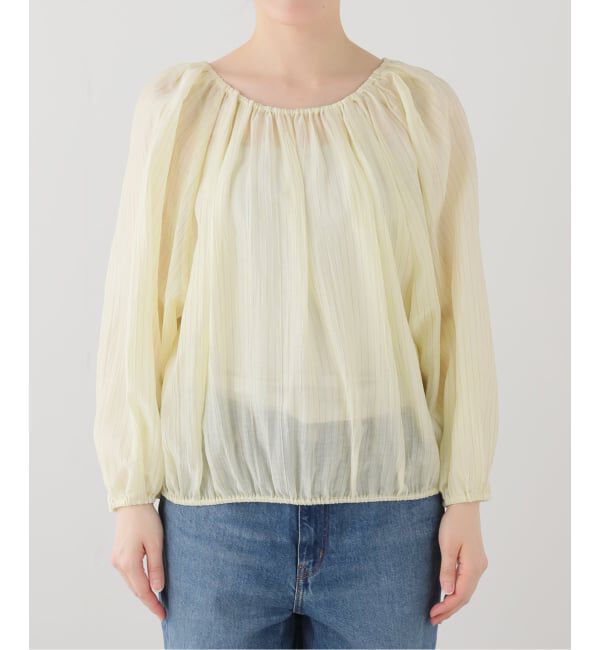 SLOBE IENA「2WAYバルーンブラウス」|シャツ・ブラウス|イエロー