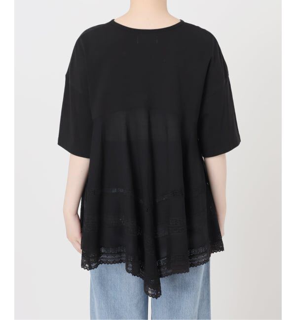 IENA「《予約》AAYUSHI/アユーシ バックスカーフハーフスリーブトップス SGN08110」|Tシャツ・カットソー|