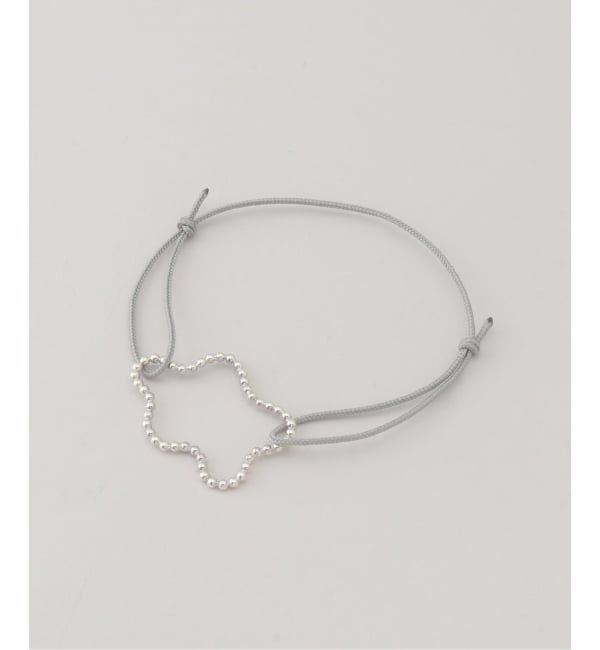 IENA LA BOUCLE「we PERM ウィパーマ cloud ball chain cord ブレスレット WP-B006S」|ブレスレット・バングル|グレー