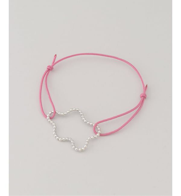 IENA LA BOUCLE「we PERM ウィパーマ cloud ball chain cord ブレスレット WP-B006S」|ブレスレット・バングル|ピンク