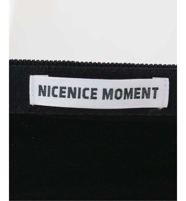 IENA LA BOUCLE「NICENICE MOMENT ナイスナイスモーメント SQUARE TANK  N1-26S002」|タンクトップ|