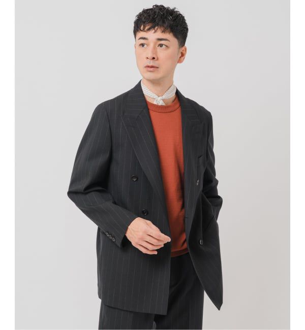 EDIFICE「COUTURE D&rsquo;ADAM (クチュール ド アダム)  別注 Double JK Stripe」|テーラードジャケット|
