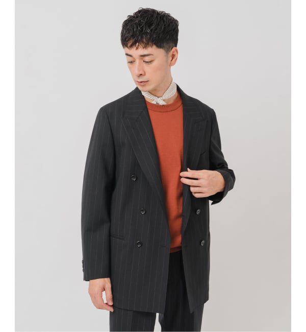 EDIFICE「COUTURE D&rsquo;ADAM (クチュール ド アダム)  別注 Double JK Stripe」|テーラードジャケット|
