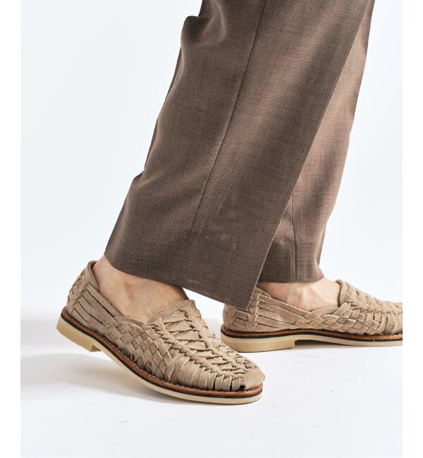 417 EDIFICE「【EVALET / エバレット】メッシュ 2タックパンツ "セットアップ着用可能"」|スラックス|