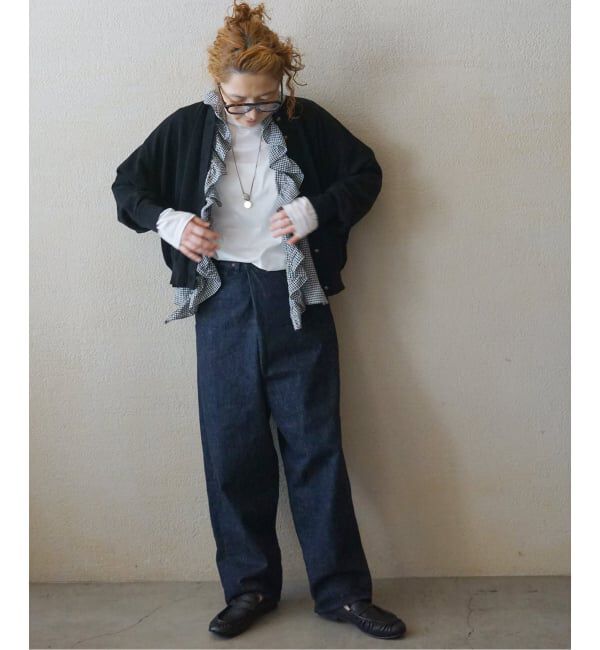 journal standard luxe「リネンワッシャー フリルジレ」|シャツ・ブラウス|