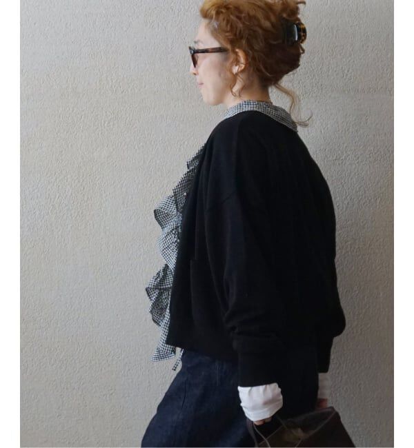 journal standard luxe「リネンワッシャー フリルジレ」|シャツ・ブラウス|