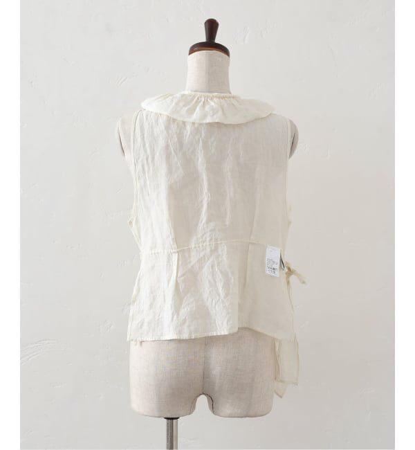 journal standard luxe「リネンワッシャー フリルジレ」|シャツ・ブラウス|