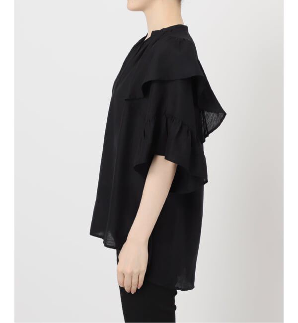 JOURNAL STANDARD「《追加予約3》ソフトクロスフリルスリーブブラウス」|シャツ・ブラウス|