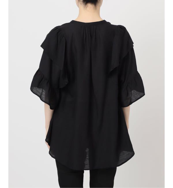 JOURNAL STANDARD「《追加予約3》ソフトクロスフリルスリーブブラウス」|シャツ・ブラウス|