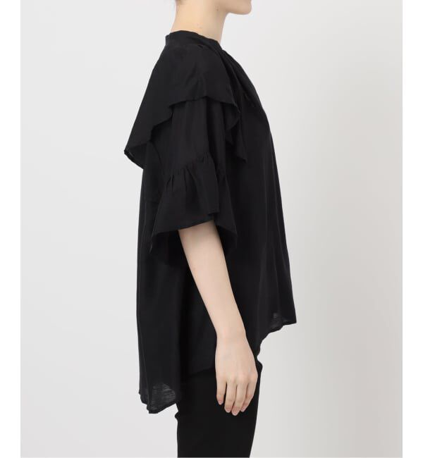 JOURNAL STANDARD「《追加予約3》ソフトクロスフリルスリーブブラウス」|シャツ・ブラウス|