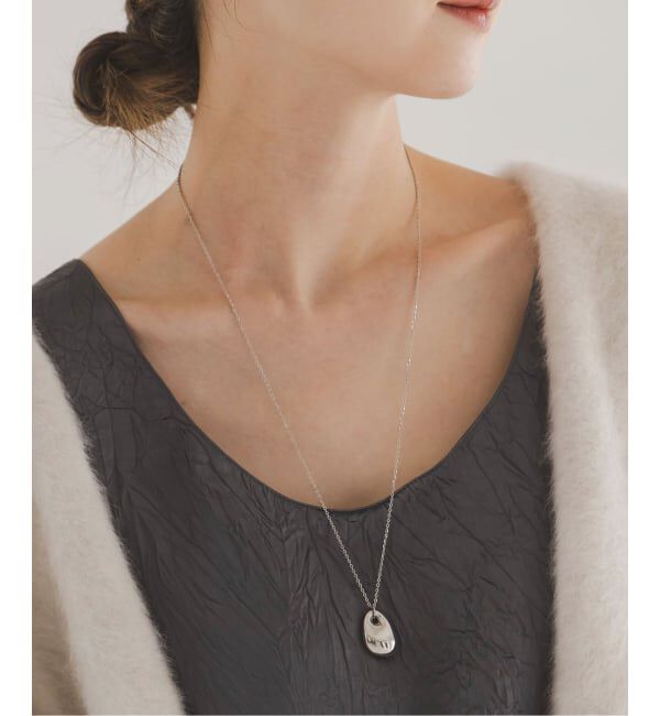 NOBLE「PETIT MOMENTS/プティモーメント Oval Charm Necklace」|ネックレス|