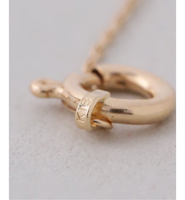 Lilas by Spick&Span「ブラックホールダイヤ5pネックレス K18」|ネックレス|