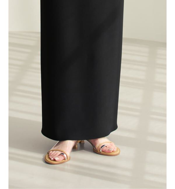 NOBLE「《追加》【洗える】コンフォートジャージーライクタイトスカート10」|スカート|