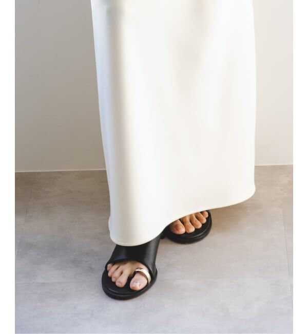 NOBLE「《追加》【洗える】コンフォートジャージーライクタイトスカート10」|スカート|