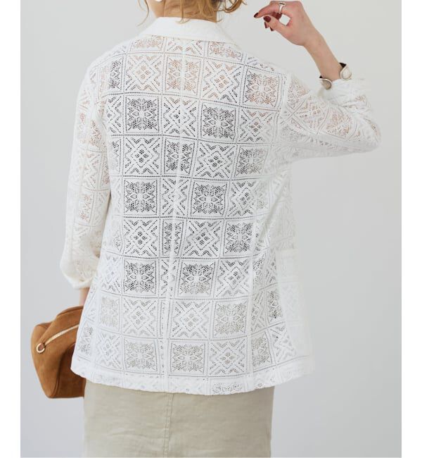 Spick and Span「レースジャケット」|テーラードジャケット|