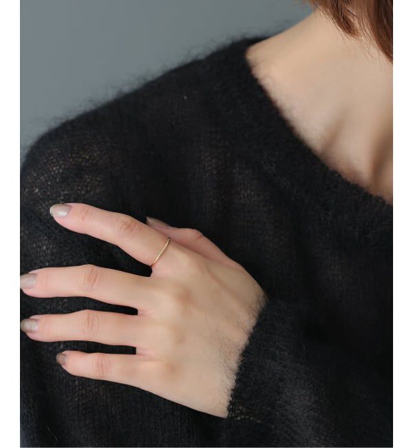 Lilas by Spick&Span「シャインカットリング K18」|リング|ゴールド