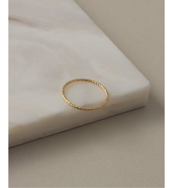 Lilas by Spick&Span「シャインカットリング K18」|リング|