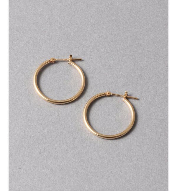 Lilas by Spick&Span「1.5パイプ2cmルーフピアス K10（両耳）」|ピアス|