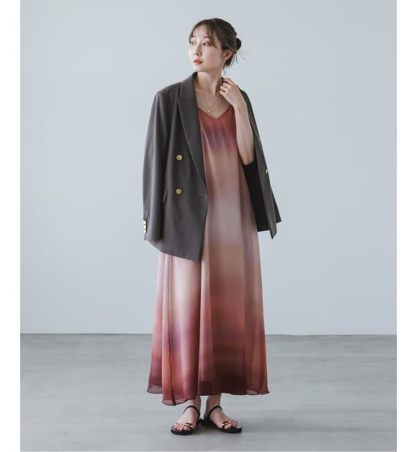 NOBLE「ビーナスベルトフレアキャミワンピース」|ワンピース|