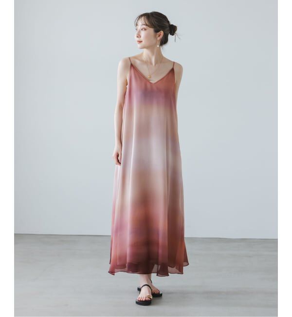 NOBLE「ビーナスベルトフレアキャミワンピース」|ワンピース|