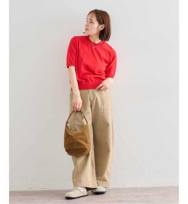 U by SPICK&SPAN「《予約》UVカット ウォッシャブルサマーニット」|ニット・セーター|