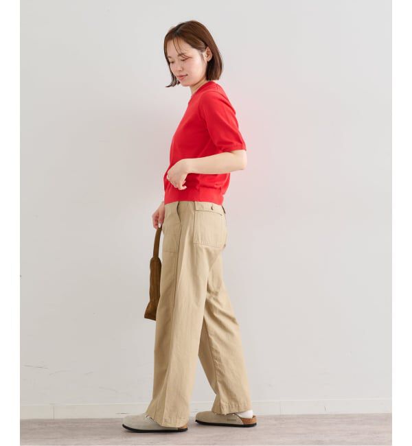 U by SPICK&SPAN「《予約》UVカット ウォッシャブルサマーニット」|ニット・セーター|