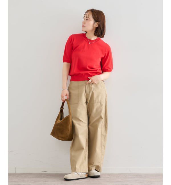 U by SPICK&SPAN「《予約》UVカット ウォッシャブルサマーニット」|ニット・セーター|