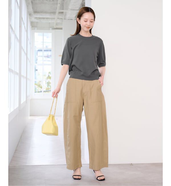 U by SPICK&SPAN「《予約》UVカット ウォッシャブルサマーニット」|ニット・セーター|