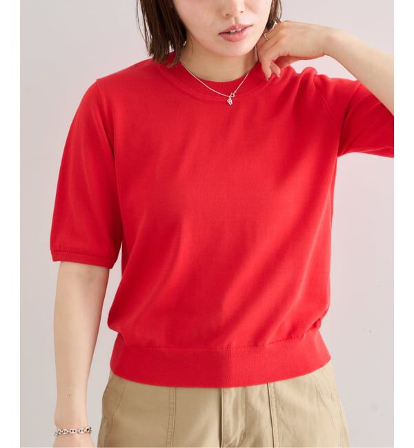 U by SPICK&SPAN「《予約》UVカット ウォッシャブルサマーニット」|ニット・セーター|