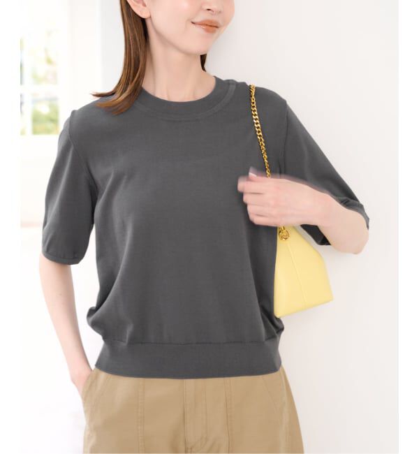 U by SPICK&SPAN「《予約》UVカット ウォッシャブルサマーニット」|ニット・セーター|