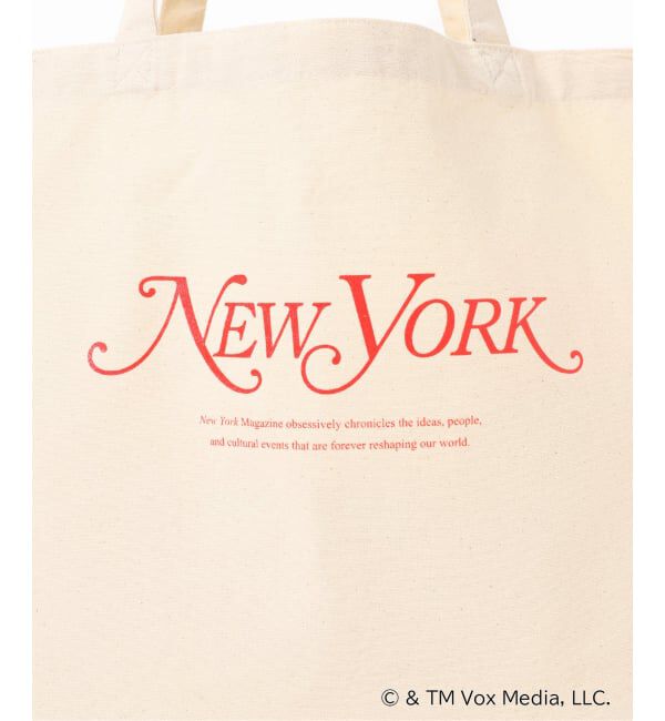 U by SPICK&SPAN「《予約》New York Magazine ロゴトート」|トートバッグ|