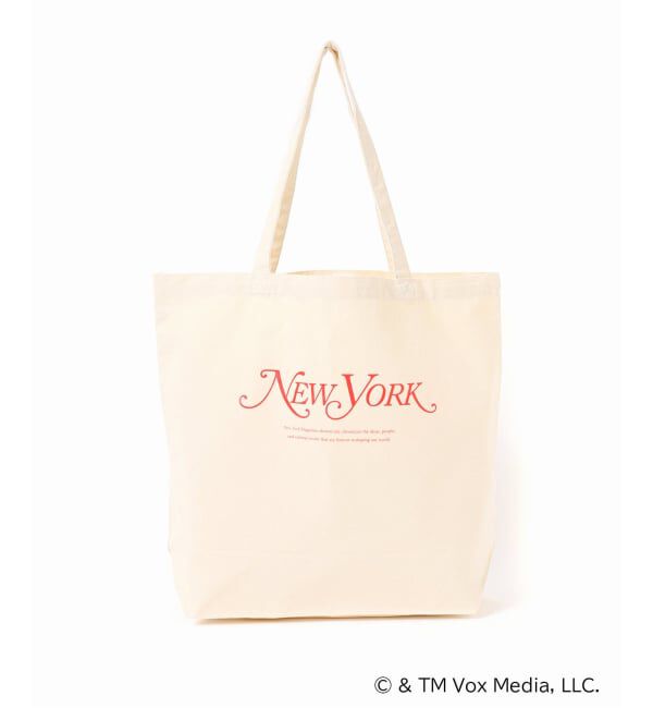 U by SPICK&SPAN「《予約》New York Magazine ロゴトート」|トートバッグ|