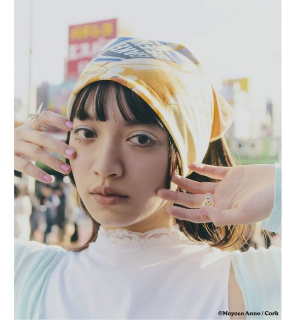  「LE TALON&times;HAPPY MANIAコットンハンカチ」|ハンカチ|