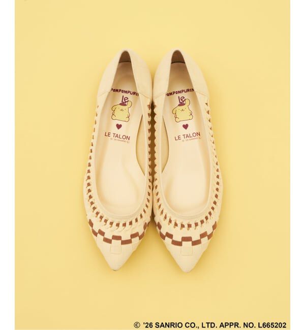  「Sanrio characters&times;LE TALON ポインテッドサシメッシュフラット」|その他|イエロー