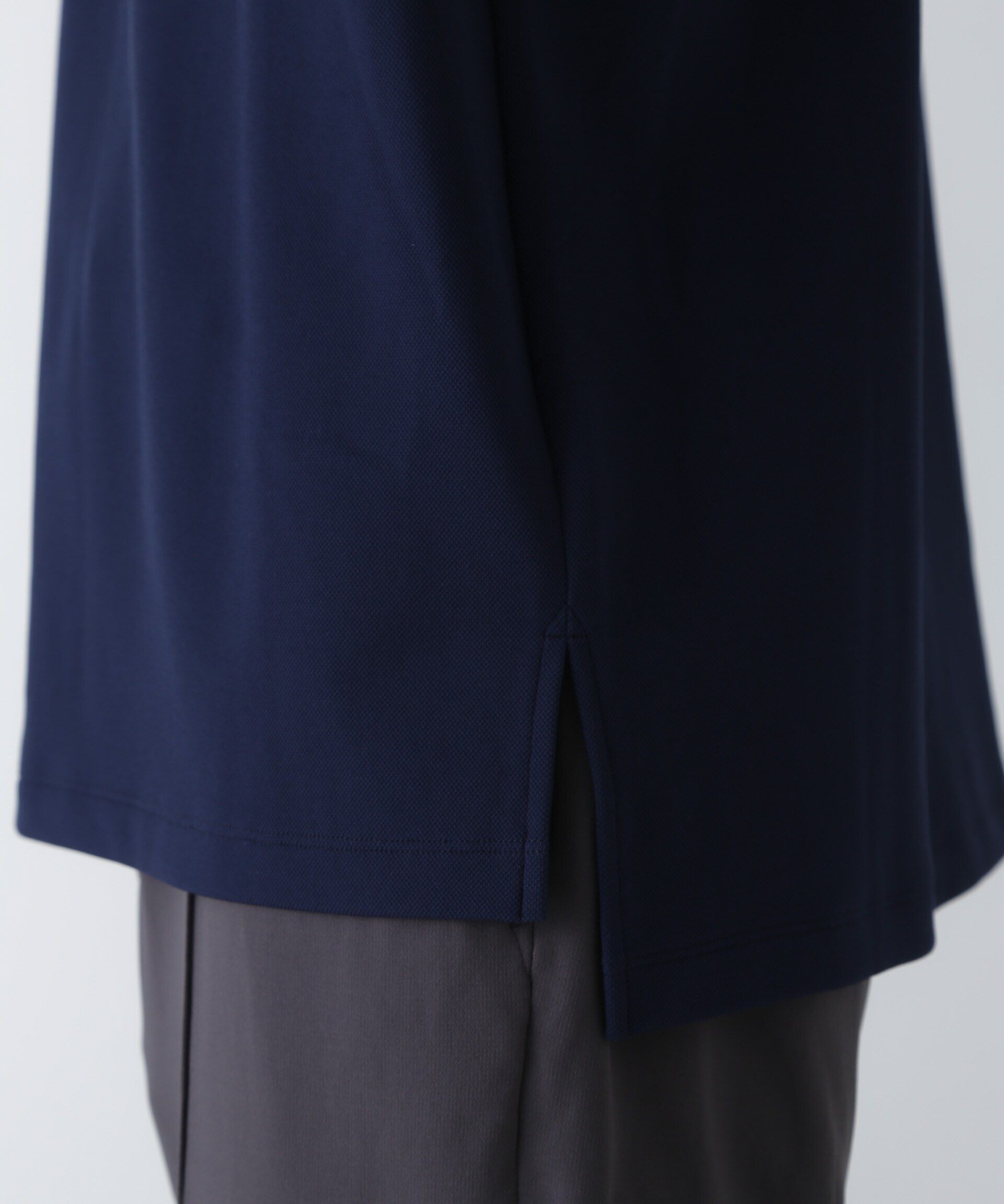 nano･universe「｢N POLO｣AQUA RHYTHM(R)鹿の子ポロシャツ 半袖」|Tシャツ・カットソー|