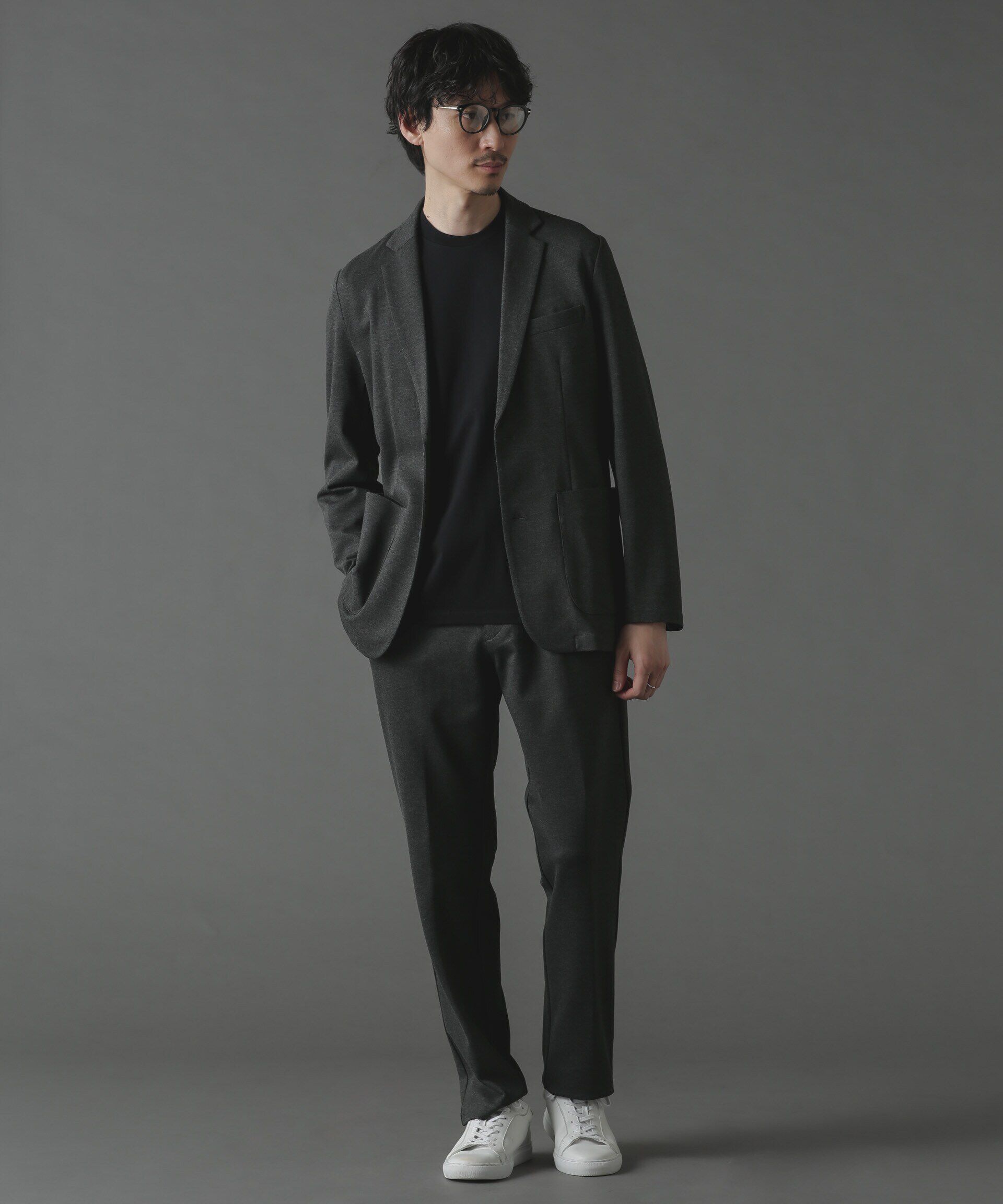 nano･universe「ジャケT(R) クルーネック 長袖」|Tシャツ・カットソー|