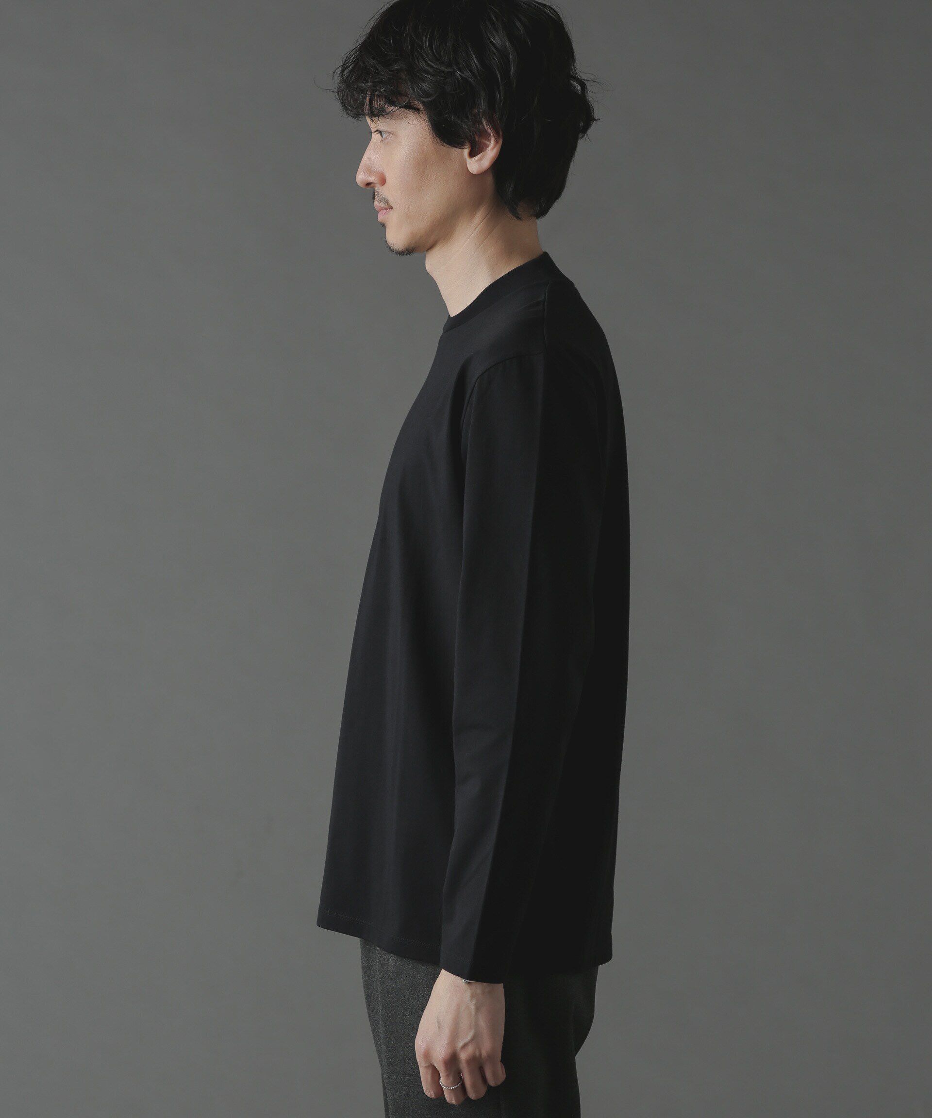 nano･universe「ジャケT(R) クルーネック 長袖」|Tシャツ・カットソー|