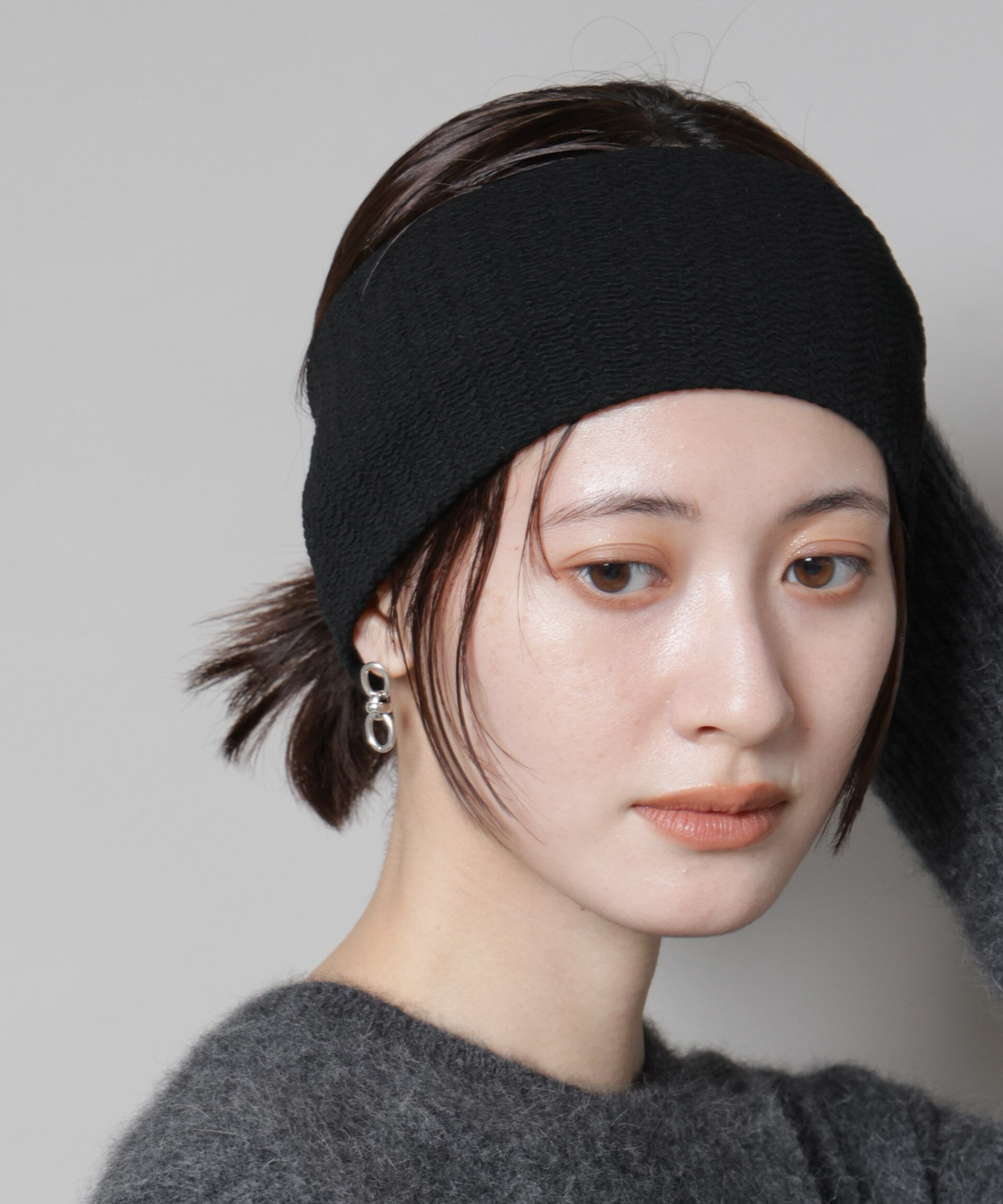 nano･universe「La Maison de Lyllis/BRI BAND チューブヘアバンド」|その他|ブラック