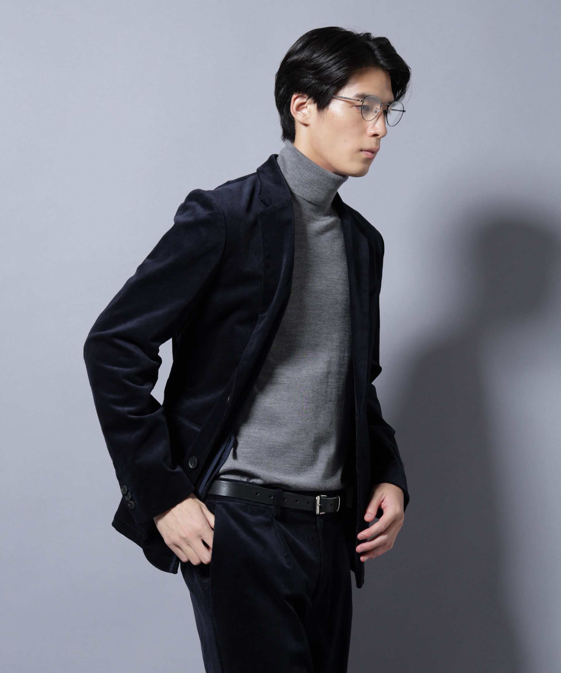 nano･universe「「Damerino」コットンコーデュロイストレッチセットアップ」|スーツ|