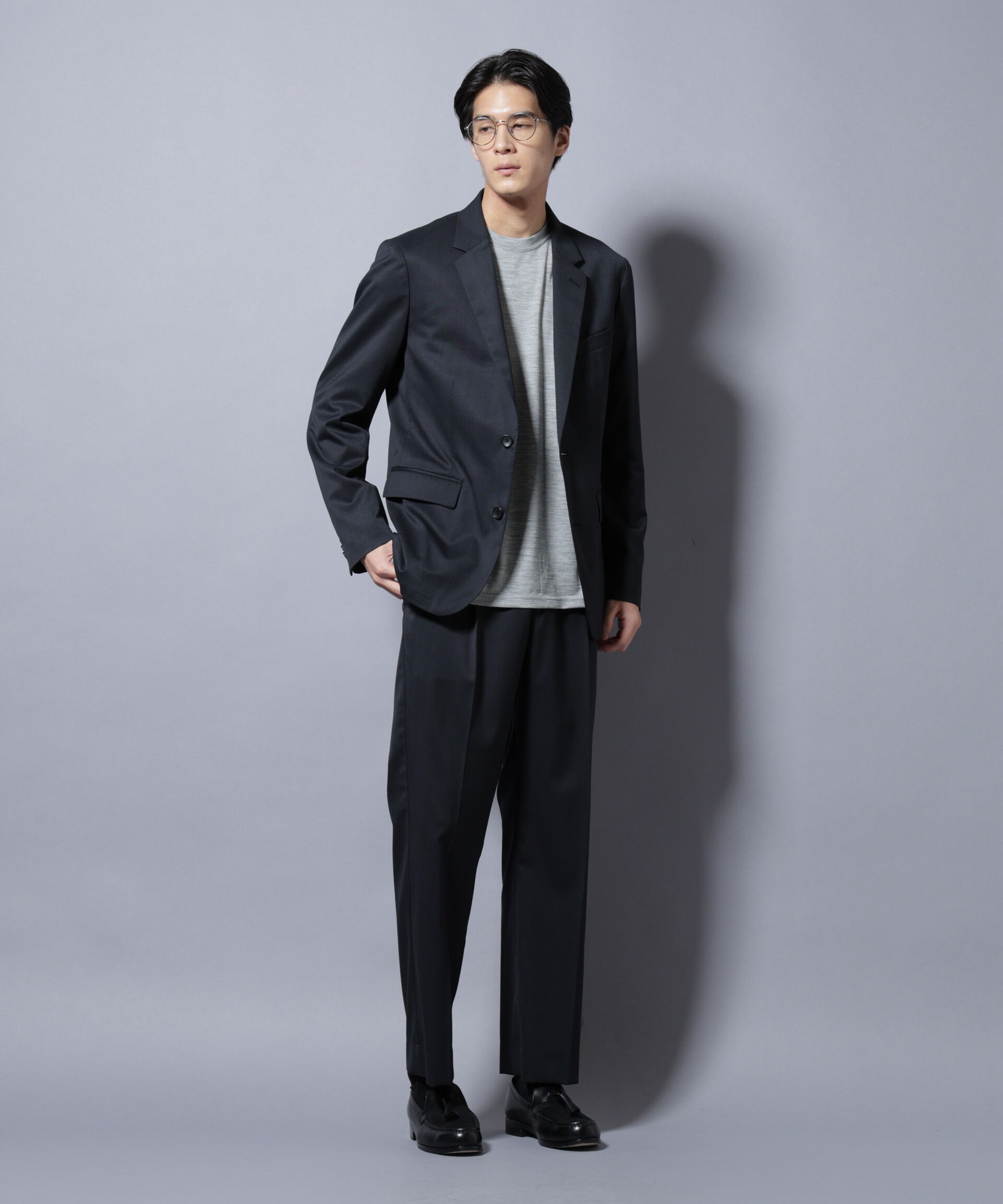 nano･universe「「Damerino Select」RENU(R)T/Wシャドーチェックパンツ（セットアップ可)」|スーツ|