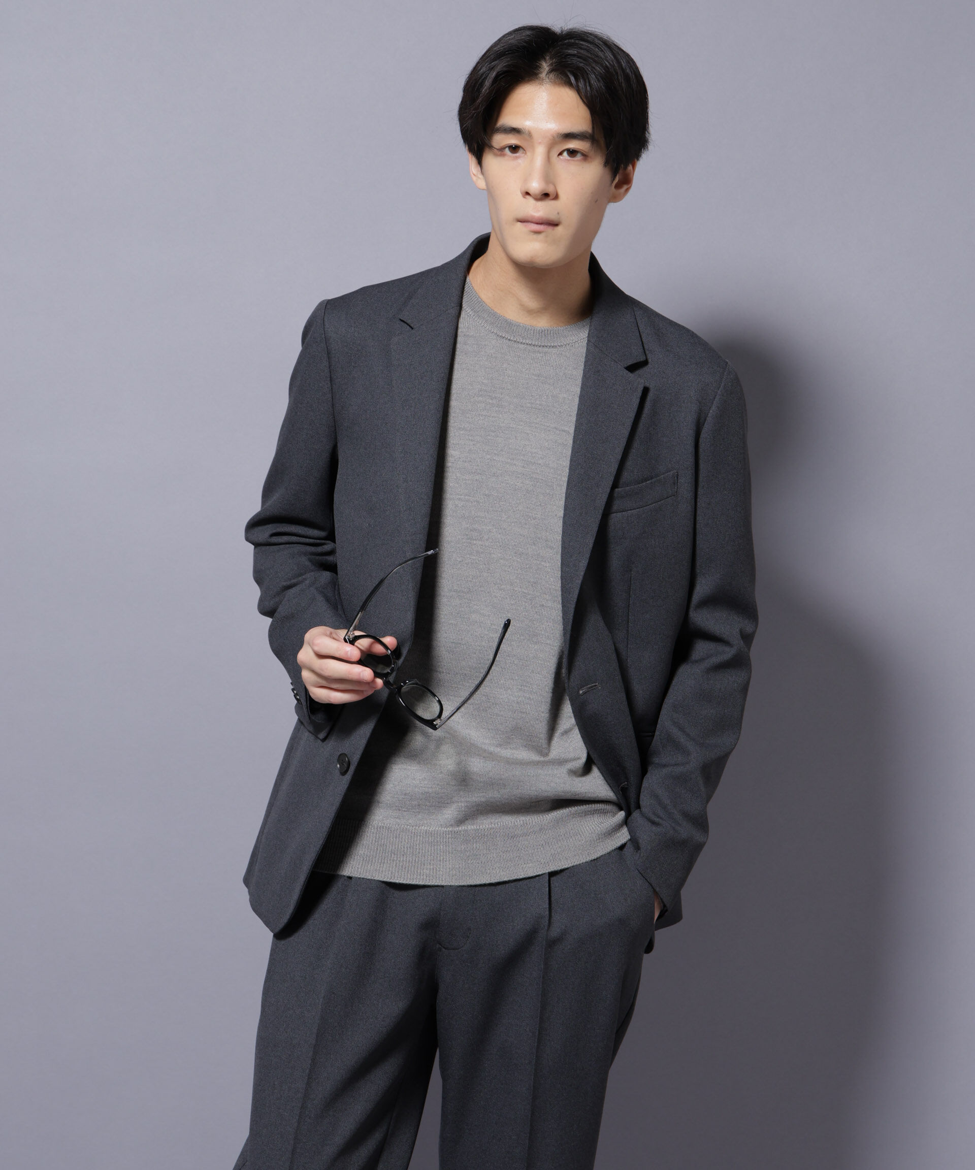 nano･universe「「Damerino」LANATEC(R) メランジツイルセットアップ」|スーツ|