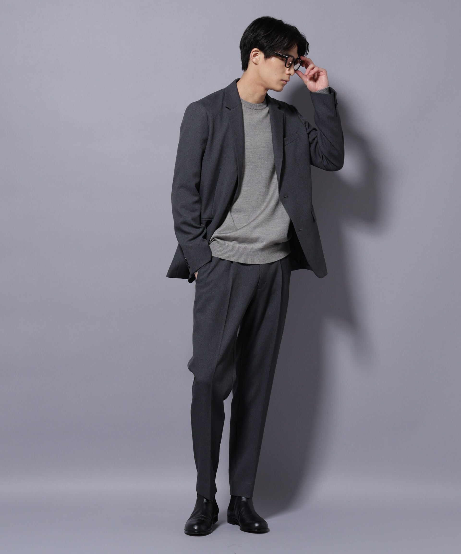 nano･universe「「Damerino」LANATEC(R) メランジツイルセットアップ」|スーツ|