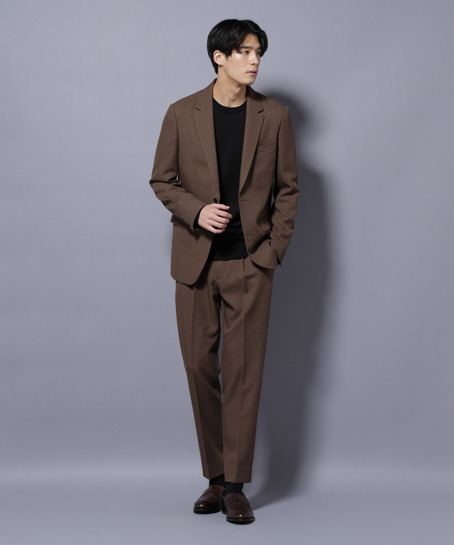 nano･universe「「Damerino」LANATEC(R) メランジツイルセットアップ」|スーツ|